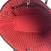 Louis Vuitton Damier Ebene Neverfull MM Red Interior 7