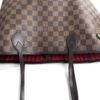 Louis Vuitton Damier Ebene Neverfull MM Red Interior 14