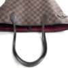 Louis Vuitton Damier Ebene Neverfull MM Red Interior 12