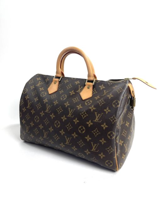 Louis Vuitton Speedy 35 Monogram Satchel 25