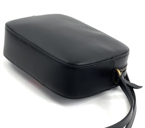 Gucci Webby Bee Black Leather Shoulder Bag 10