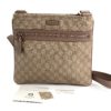 Gucci GG Supreme Monogram Small Flat Messenger Bag Pink 4