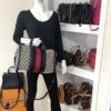 Gucci GG Navy Logo Boston Bag 2