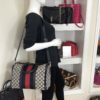Gucci GG Navy Logo Boston Bag 6