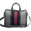 Gucci GG Navy Logo Boston Bag 20