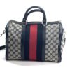 Gucci GG Navy Logo Boston Bag 5