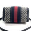 Gucci GG Navy Logo Boston Bag 12