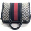 Gucci GG Navy Logo Boston Bag 22