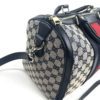 Gucci GG Navy Logo Boston Bag 14