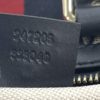 Gucci GG Navy Logo Boston Bag 10