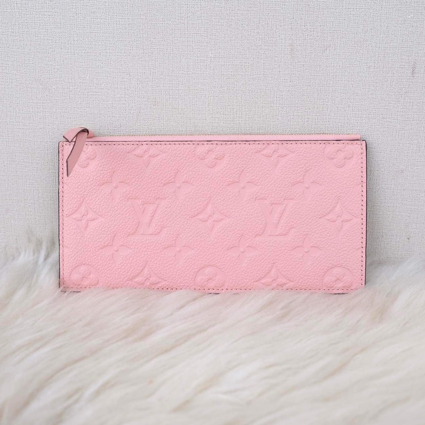 Louis Vuitton, Bags, Louis Vuitton Pink Embossed Wallet