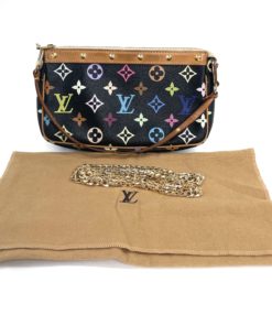 Louis Vuitton Monogram Multicolor Pochette Accessoires Accessory Pouch Z1005