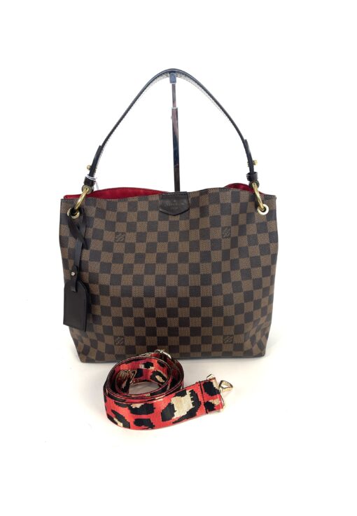 Louis Vuitton Damier Ebene Graceful PM Hobo - Image 6