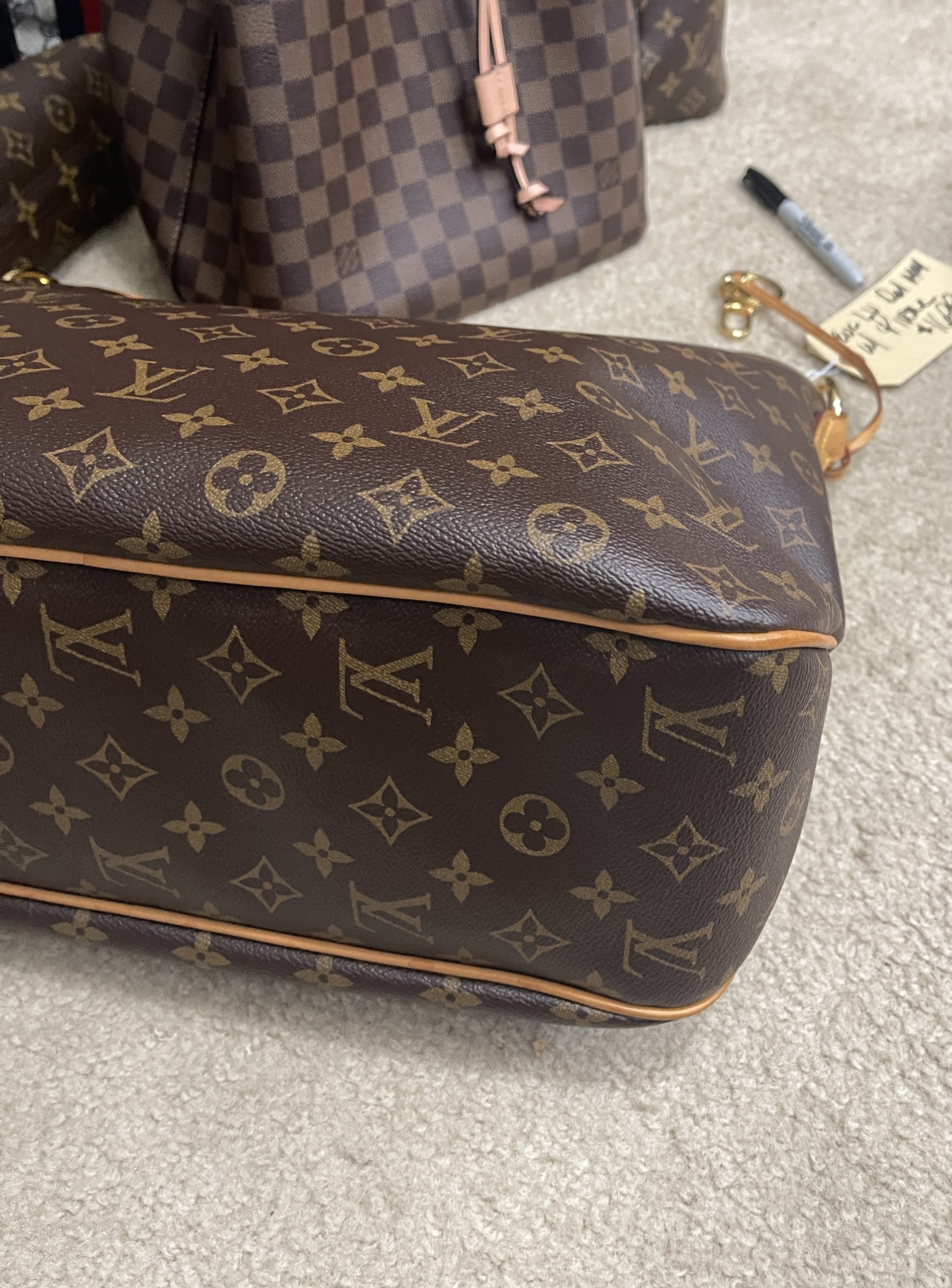 Louis Vuitton Delightful MM Monogram Tote with Pivone - A World Of Goods  For You, LLC
