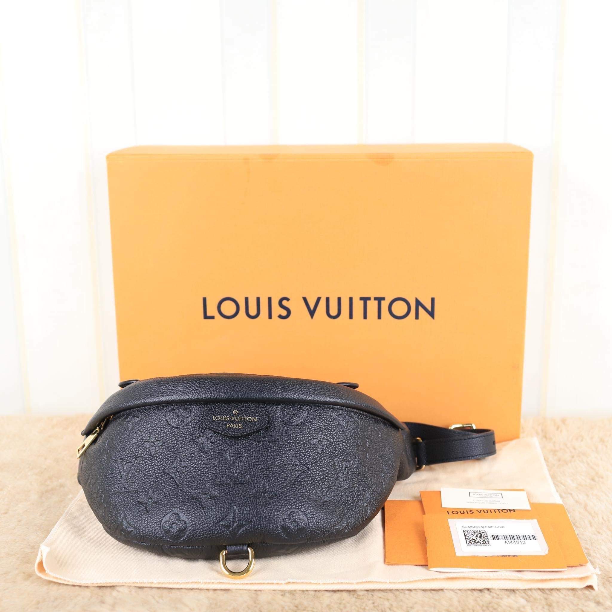 Louis Vuitton Monogram Empreinte Black Bum Bag — Blaise Ruby Loves