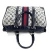Gucci Joy Vintage Blue Logo Satchel Boston Bag 22