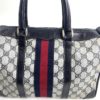 Gucci Joy Vintage Blue Logo Satchel Boston Bag 8