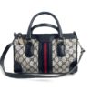 Vintage Gucci Joy Coated Canvas Boston Bag with Shoulder Strap 2