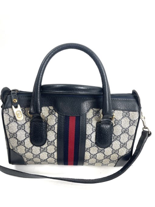 Vintage Gucci Joy Coated Canvas Boston Bag with Shoulder Strap - A World Of  Goods For You, LLC