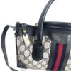 Vintage Gucci Joy Coated Canvas Boston Bag with Shoulder Strap 35