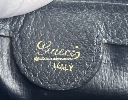 Vintage Gucci Joy Coated Canvas Boston Bag with Shoulder Strap 7