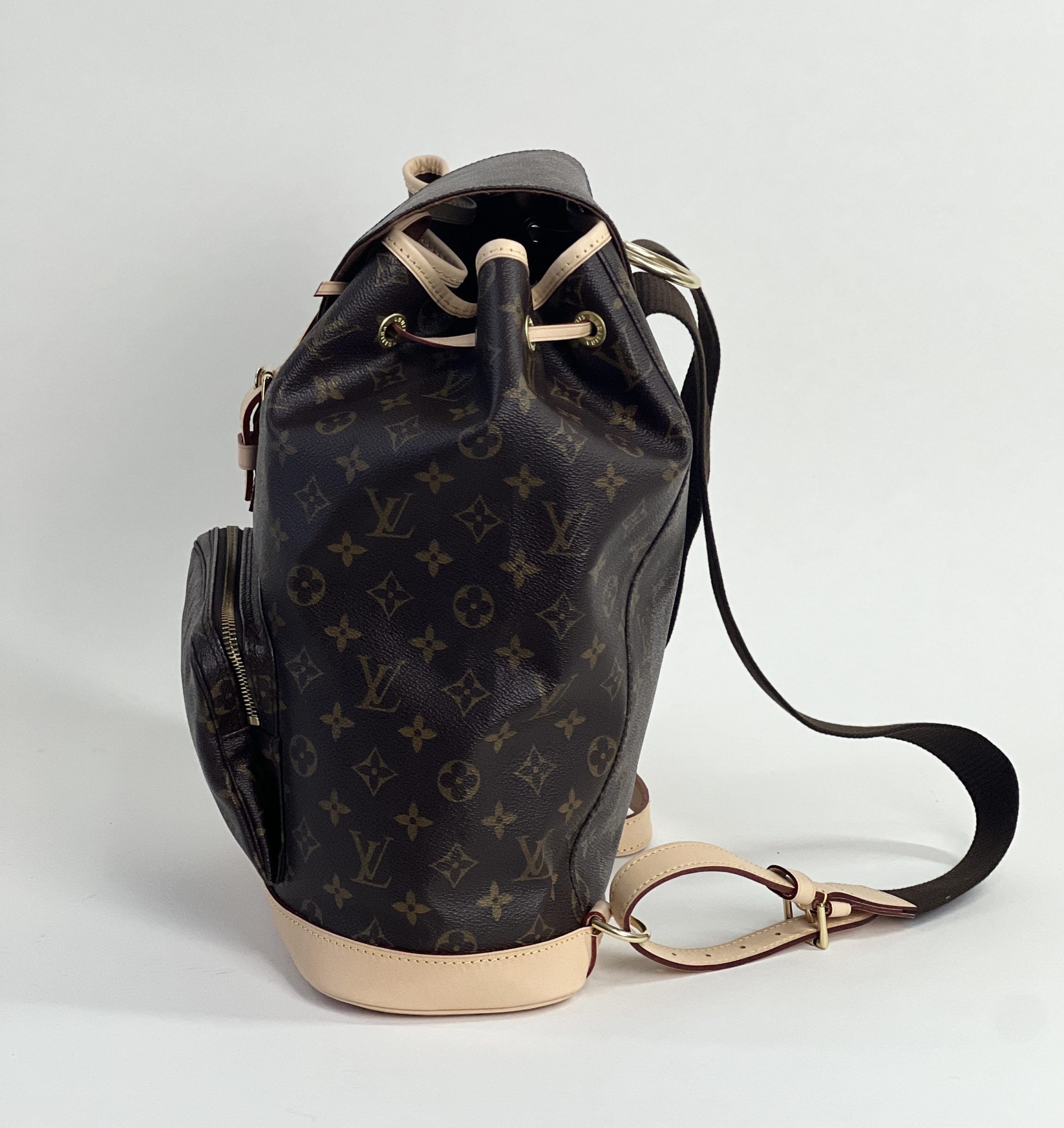 Louis Vuitton, Bags, Authentic Lv Louis Vuitton Montsouris Small Backpack  In Monogram Pm Size