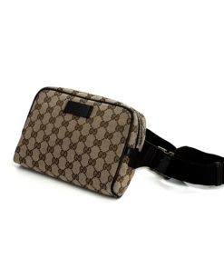 Gucci Logo Monogram Brown Belt Bag