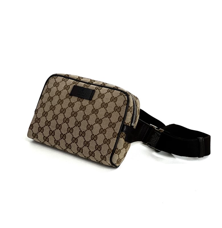 Shop GUCCI Monogram Nylon Crossbody Bag Logo Outlet Belt Bags by