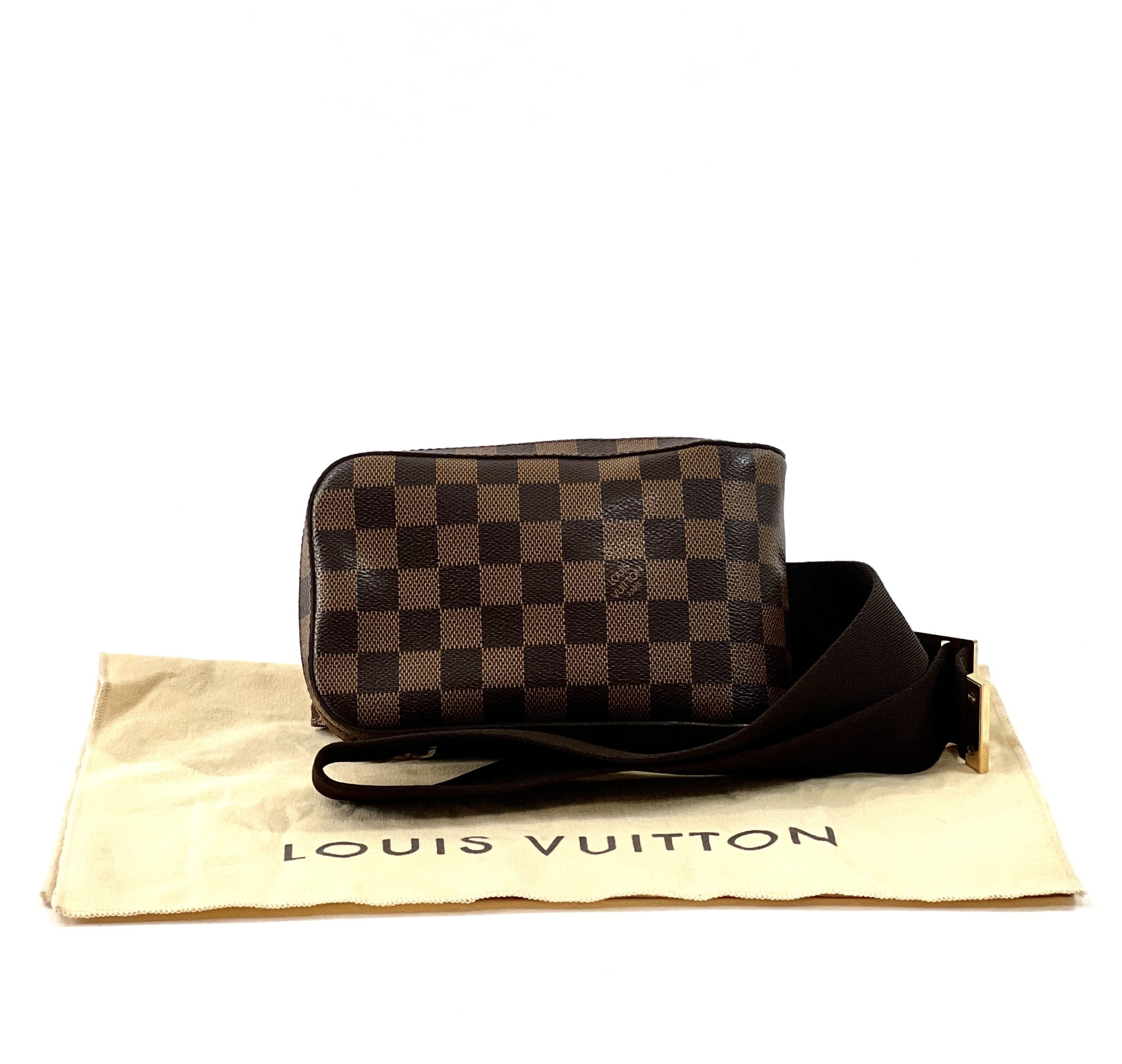 Louis Vuitton Damier Geronimos Waist Bag Bumbag Men Ebene T1379