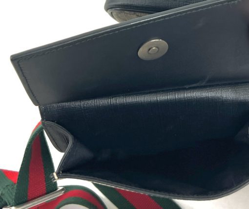 Gucci Monogram Supreme Web Double Belt Bag 15