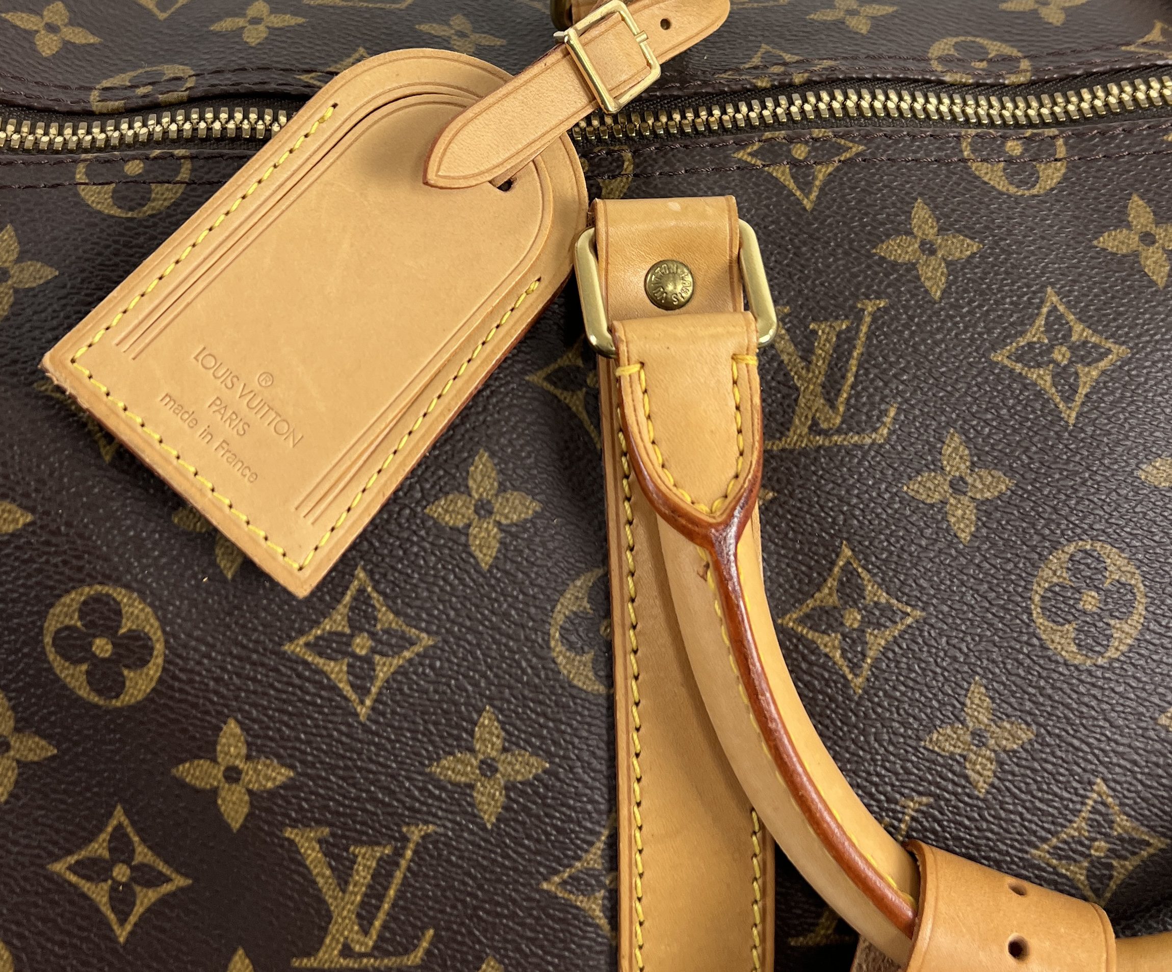 Louis Vuitton, Bags, Used Authentic Preloved Louis Vuitton Keepall 55  Monogram Travel Bag Carryall