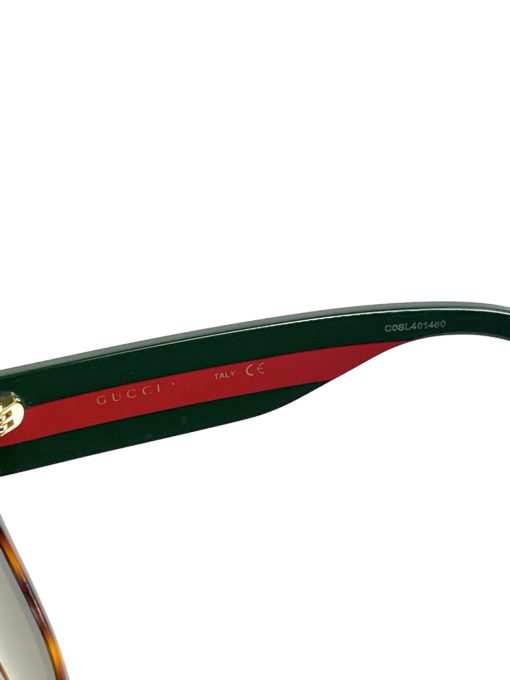 Gucci Havana Web Green Red Tiger Sunglasses GG0059S 7