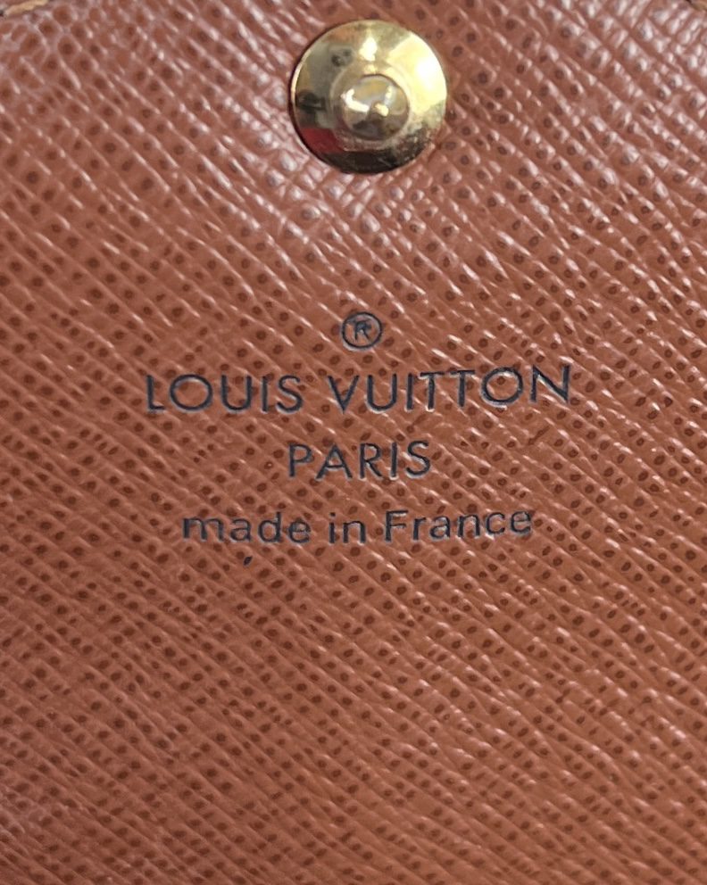 Sarah cloth wallet Louis Vuitton Brown in Cloth - 31528820