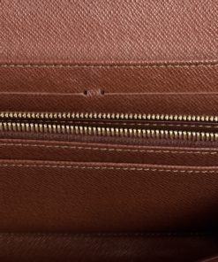 Sarah cloth wallet Louis Vuitton Brown in Cloth - 35162390