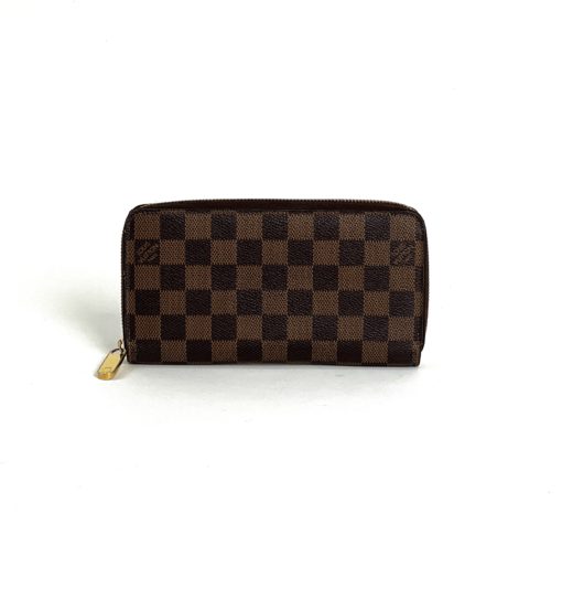 Louis Vuitton Damier Ebene Dark Brown Zippy Wallet 3