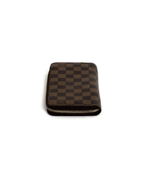 Louis Vuitton Damier Ebene Dark Brown Zippy Wallet 8