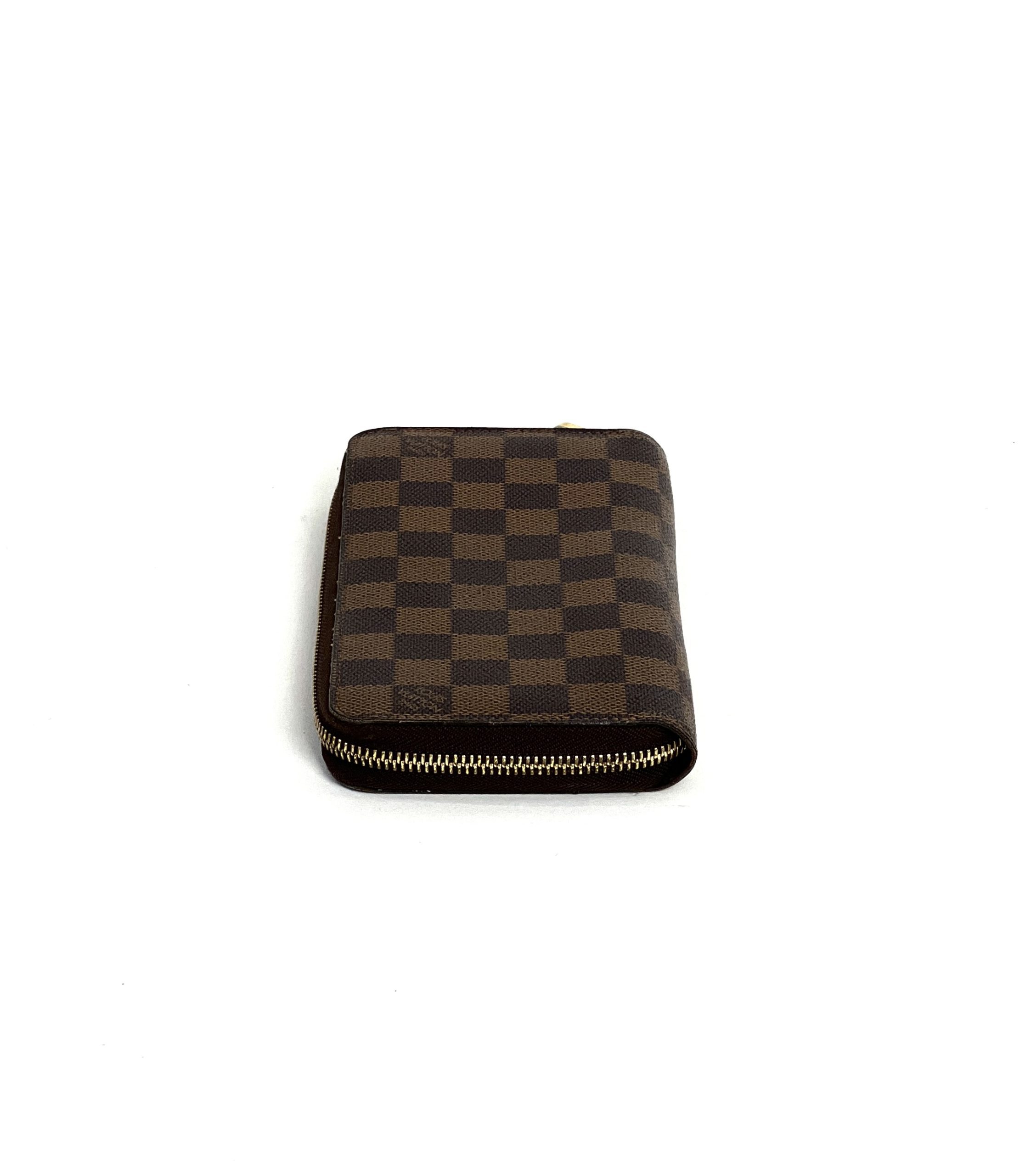 Louis Vuitton, Bags, Auth Louis Vuitton Mens Checkered Brown Damier  Miniature Wallet Card Holder