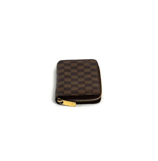 Louis Vuitton Damier Ebene Dark Brown Zippy Wallet 6