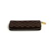 Louis Vuitton Damier Ebene Dark Brown Zippy Wallet 4