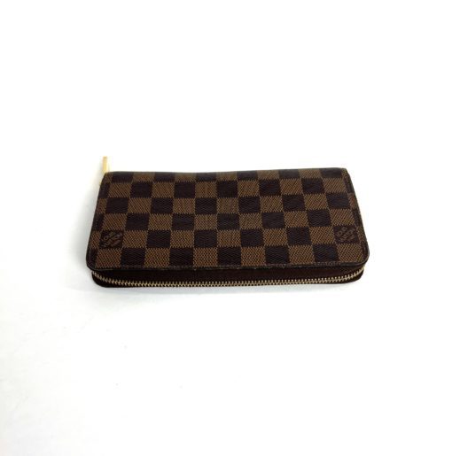 Louis Vuitton Damier Ebene Dark Brown Zippy Wallet 6