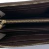 Louis Vuitton Damier Ebene Dark Brown Zippy Wallet 12