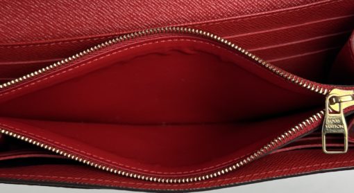 Louis Vuitton Sarah Retiro Monogram Wallet with Cerise Red Trim 15