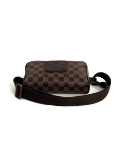 Louis Vuitton Brooklyn Waist Bumbag Damier Ébène Canvas Brown Leather  ref.562761 - Joli Closet