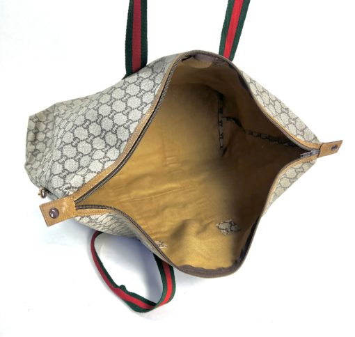 Gucci Monogram Canvas Vintage Tote Shoulder Bag  14