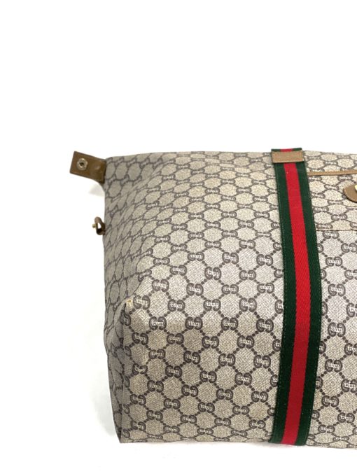 Gucci Monogram Canvas Vintage Tote Shoulder Bag  18