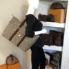Gucci Monogram Canvas Vintage Tote Shoulder Bag  2