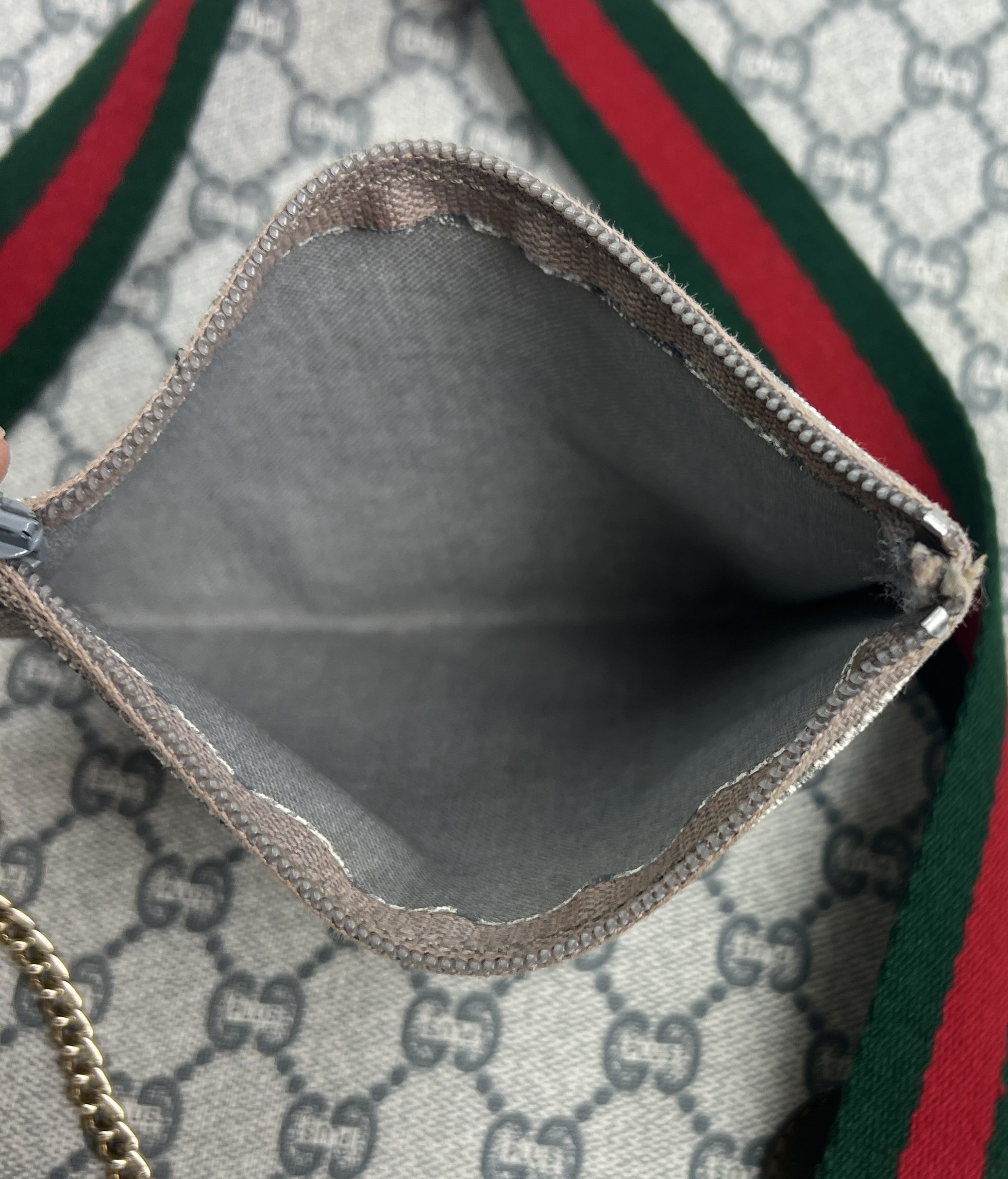 Gucci Plus Vintage Sherry Line Tote with Pouch - A World Of Goods