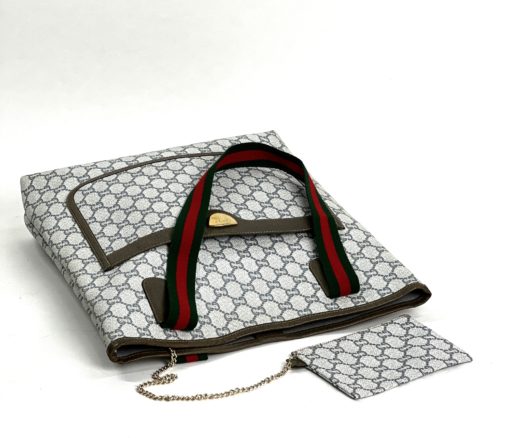 Gucci Plus Vintage Sherry Line Tote with Pouch 7