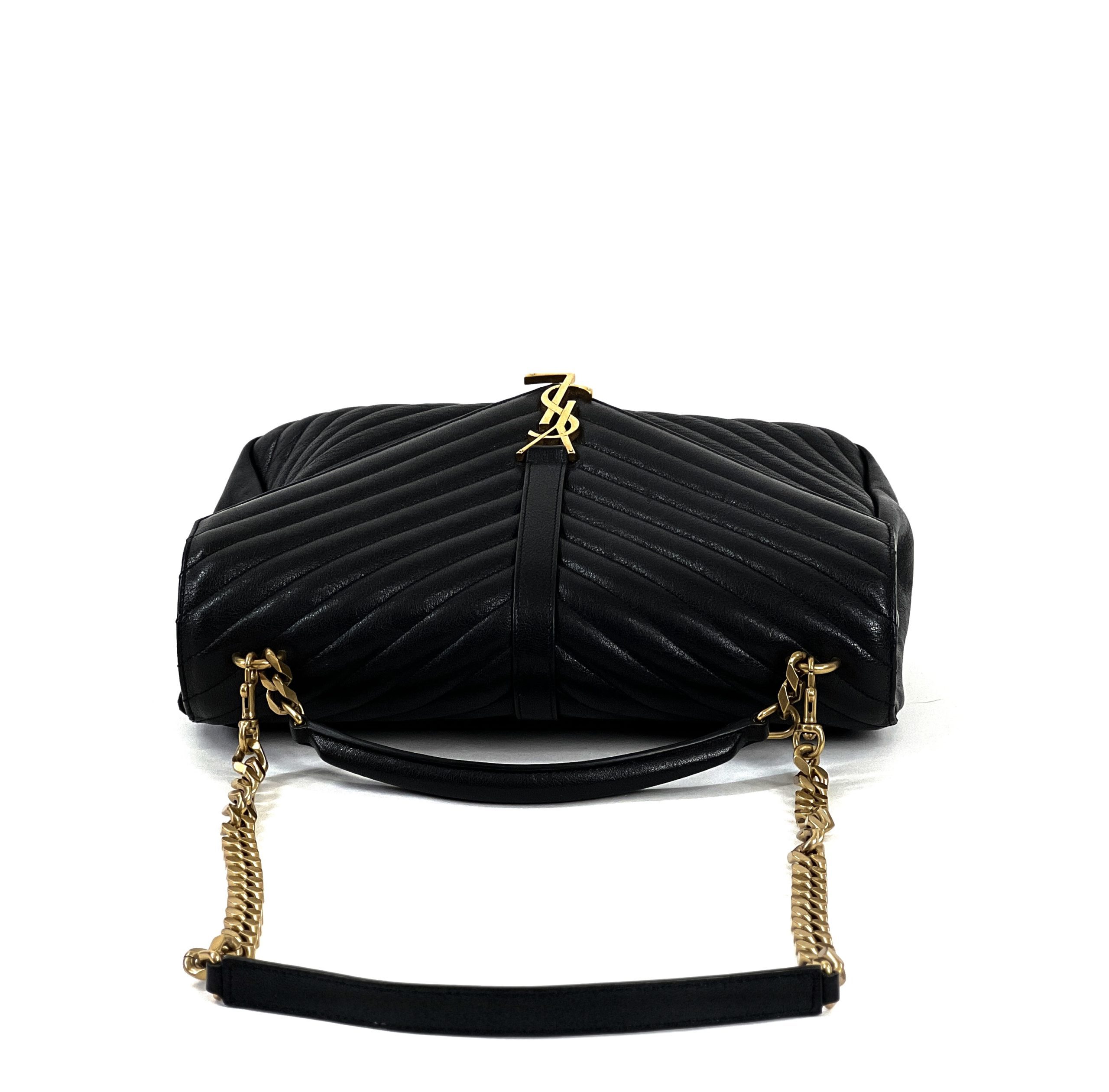 Yves Saint Laurent, Bags, Ysl Large College Bag With Gold Hardware