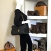 Louis Vuitton YSL Black College Bag Large Gold Hardware (Copy) 2